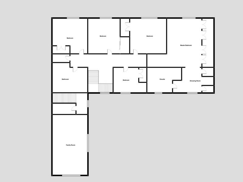 First Floor Floorplan for Brook Lane, Loughborough