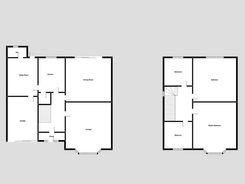 Second Floor Floorplan for Bradgate Road, Anstey, Leicester