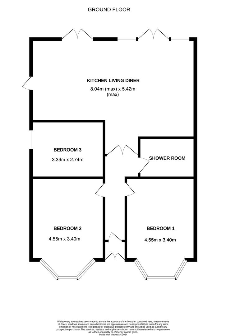 Floorplan Floorplan for Ratcliffe Road, Sileby, Loughborough