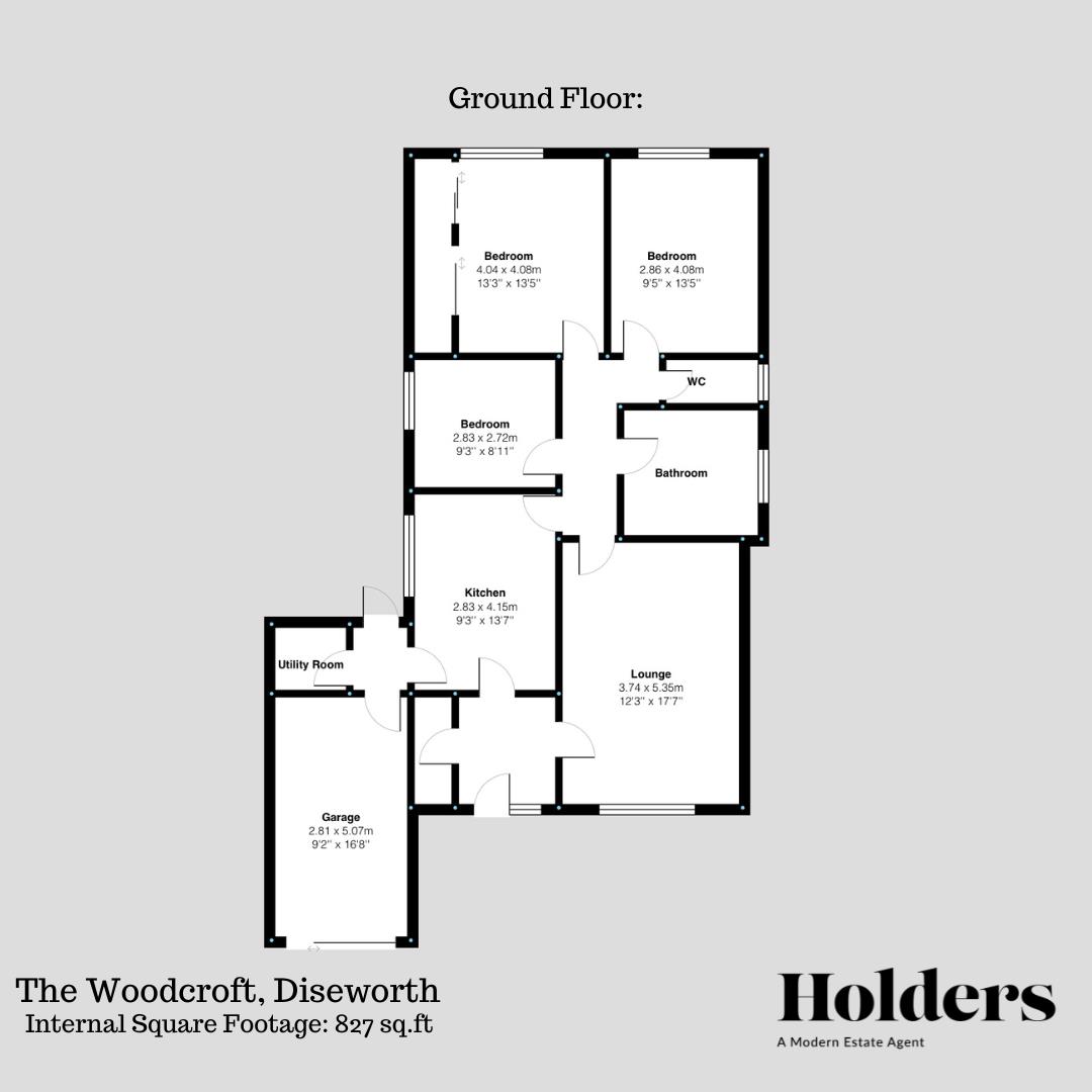 Floorplan Floorplan for The Woodcroft, Diseworth, Derby