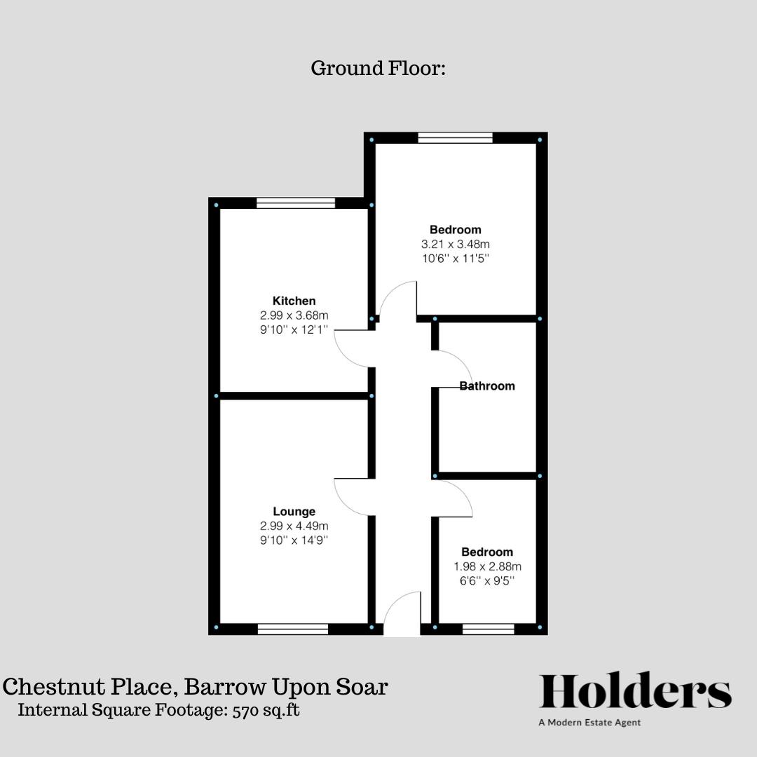 Floorplan Floorplan for Chesnut place, Barrow Upon Soar