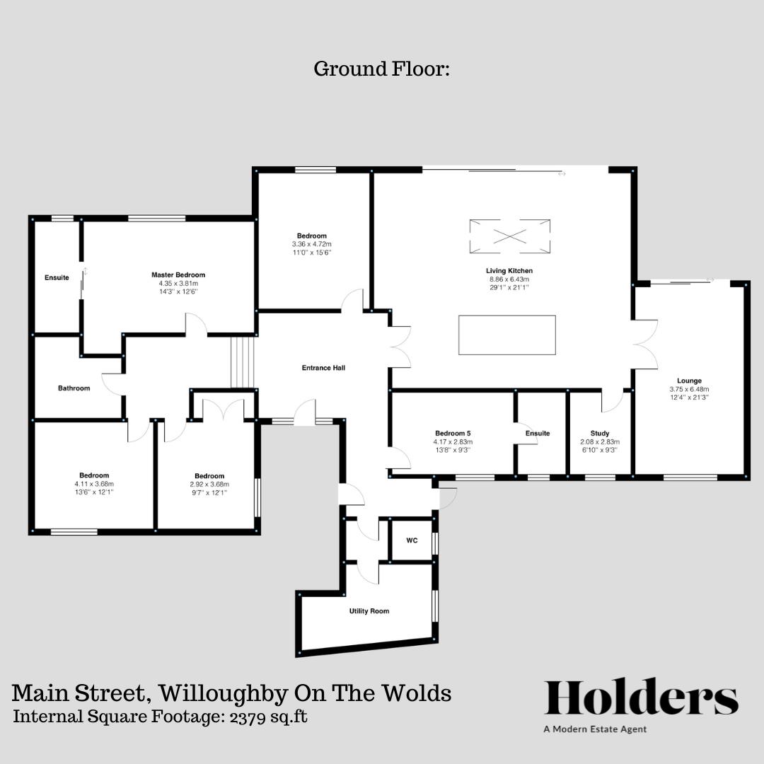 Floorplan Floorplan for Main Street, Willoughby On The Wolds, Loughborough