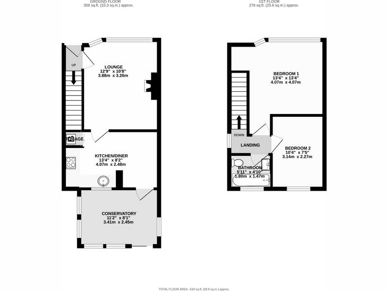 Floorplan Floorplan for Bottleacre Lane, Loughborough