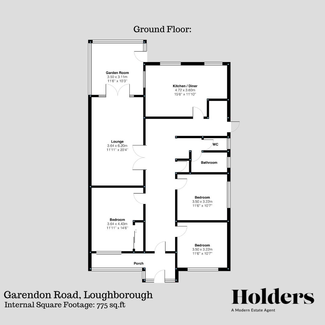 Floorplan Floorplan for Garendon Road, Loughborough
