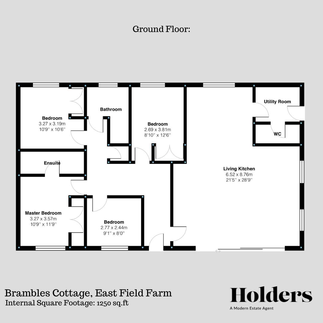 Floorplan Floorplan for Church Street, Netherseal, Swadlincote