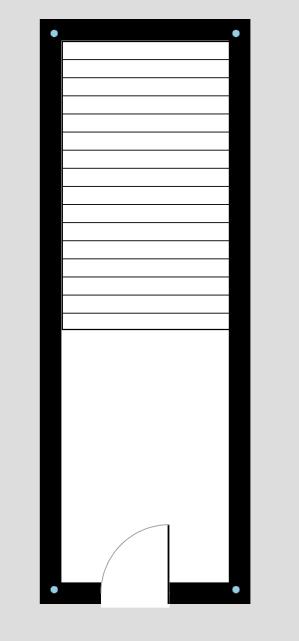 Ground Floor Floorplan for Adcocks Close, Loughborough