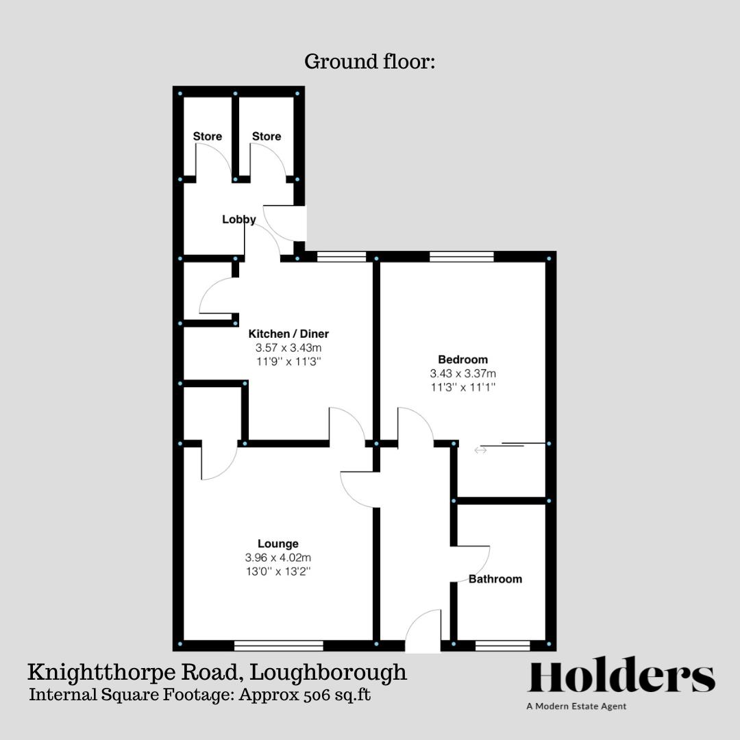 Floorplan Floorplan for Knightthorpe Road, Loughborough