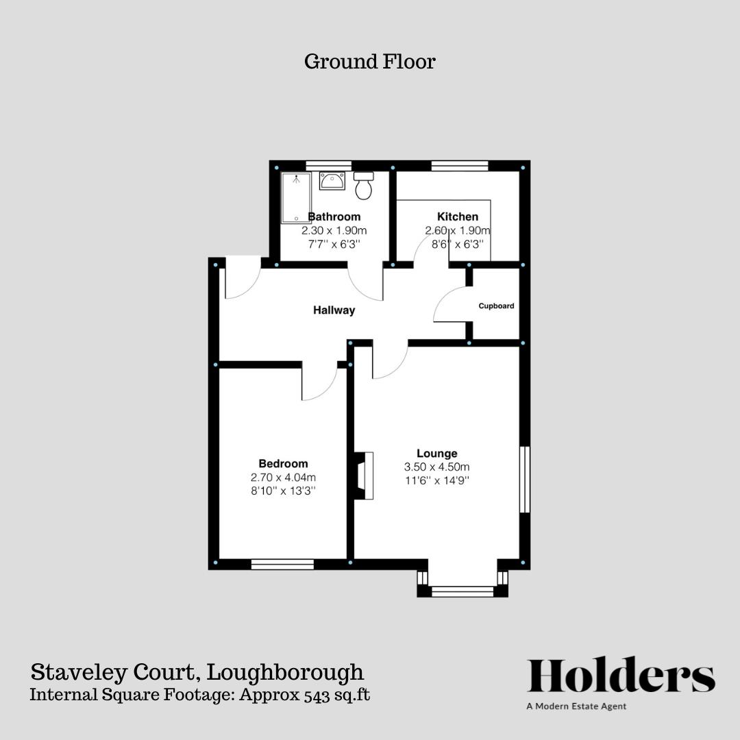 Floorplan Floorplan for Staveley Court, Loughborough