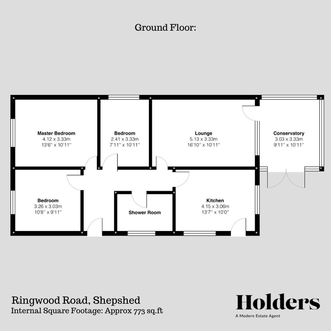 Floorplan Floorplan for Ringwood Road, Shepshed, Loughborough