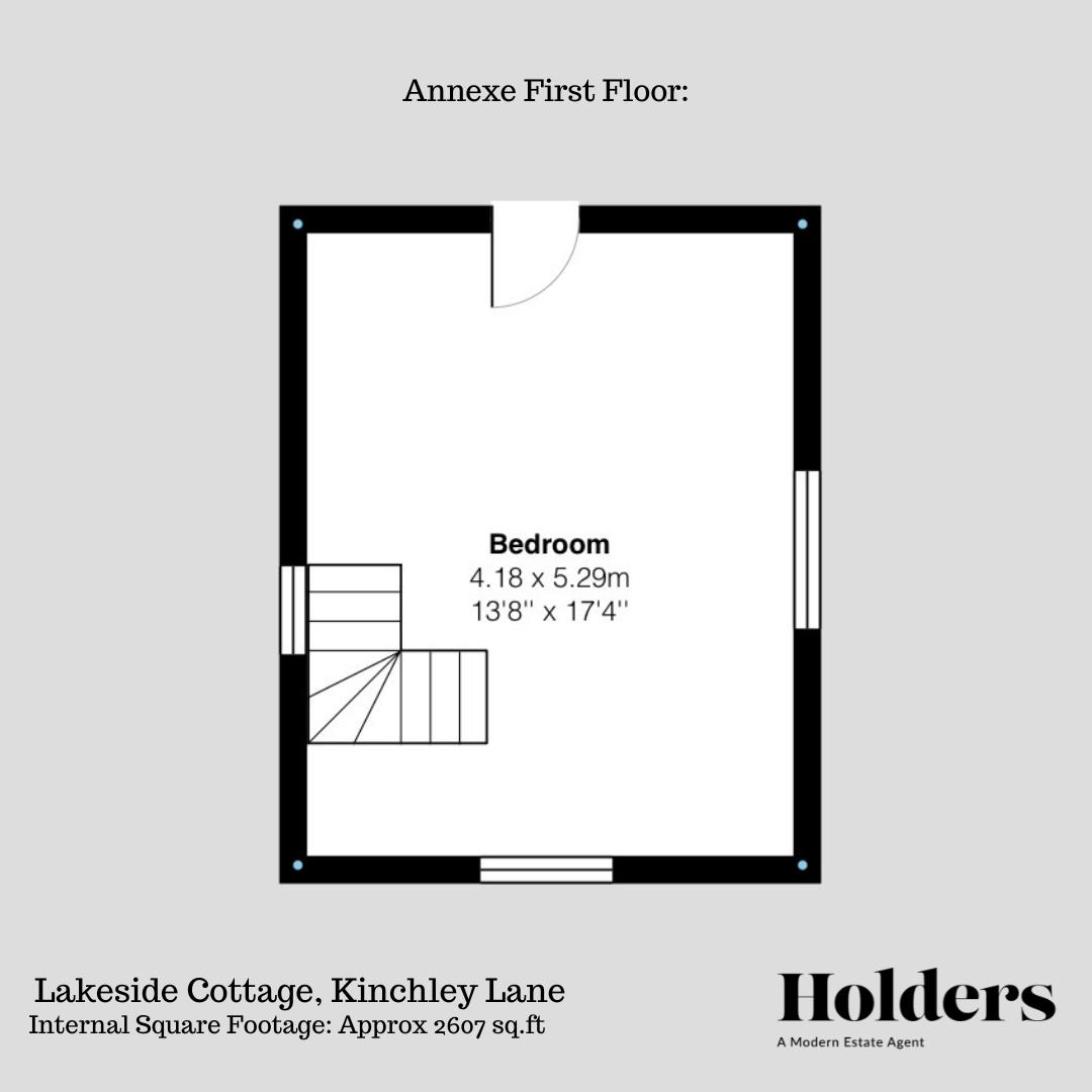 Annexe First Floor Floorplan for Kinchley Lane, Rothley, Leicester