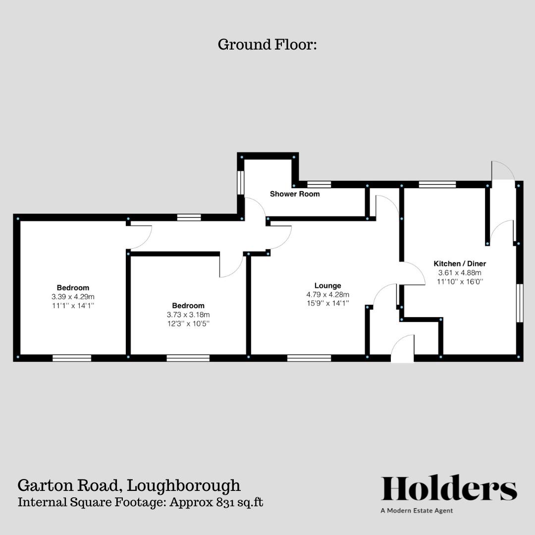 Floorplan Floorplan for Garton Road, Loughborough