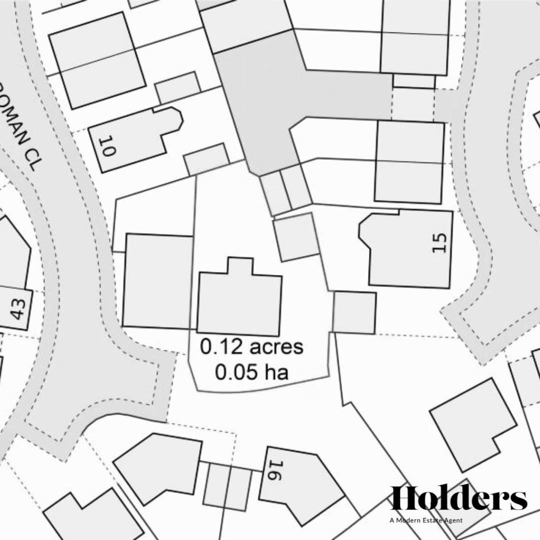 Site Plan Floorplan for Roman Close, Barrow Upon Soar, Loughborough