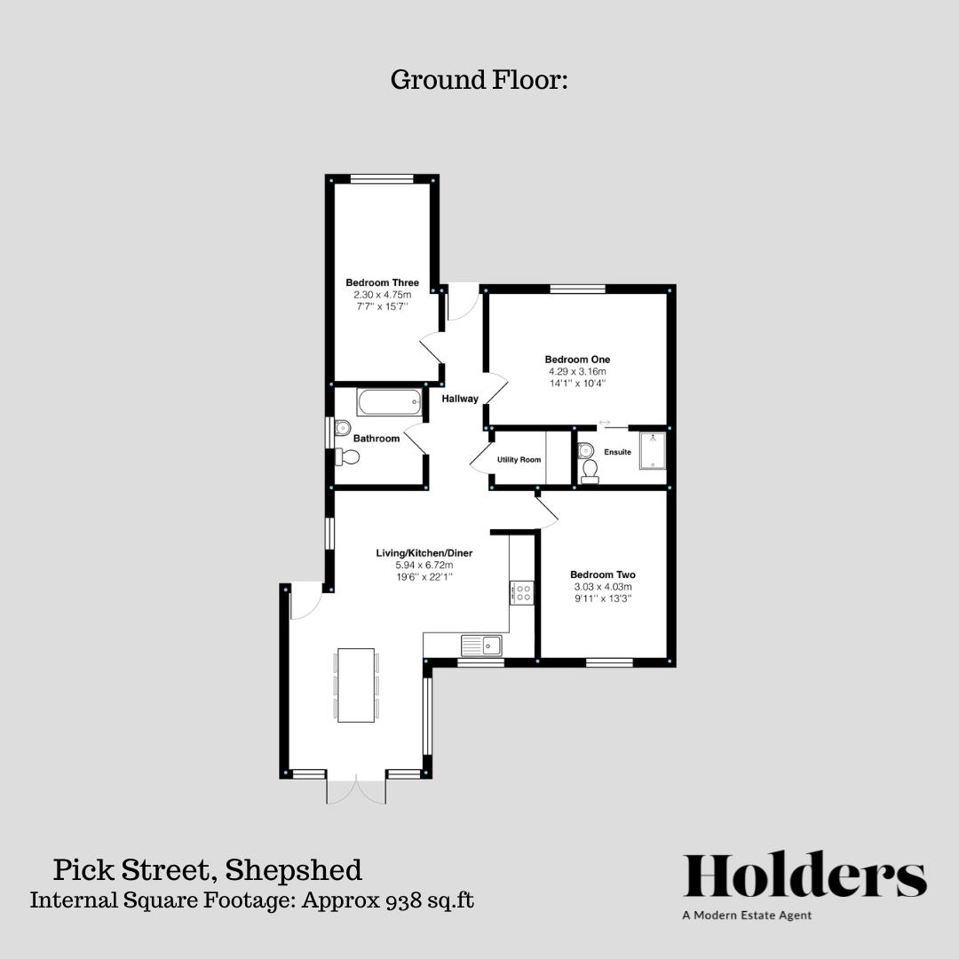 Floor Plan Floorplan for Pick Street, Shepshed, Loughborough