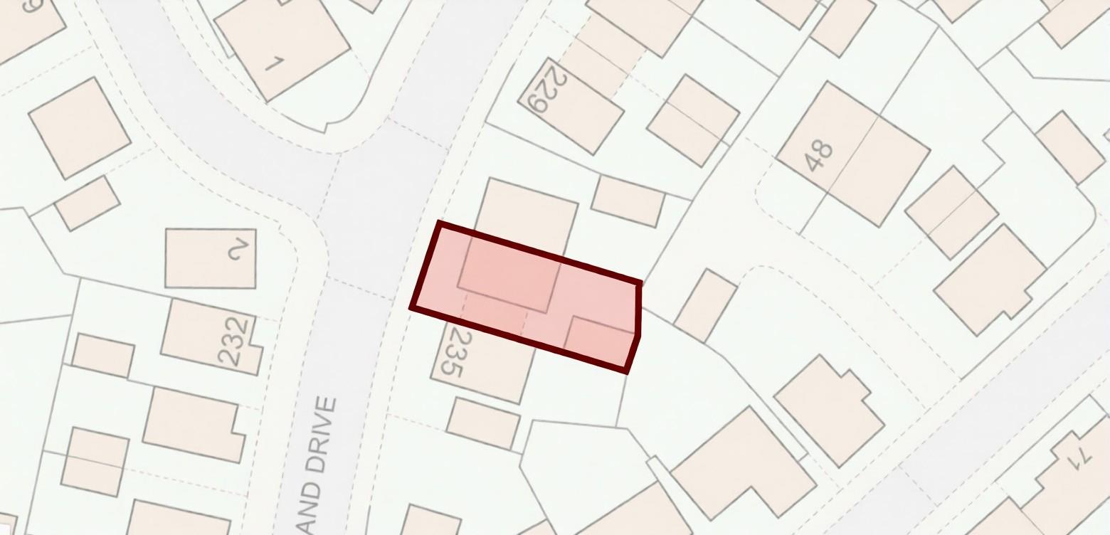 Site Plan Floorplan for Highland Drive, Loughborough