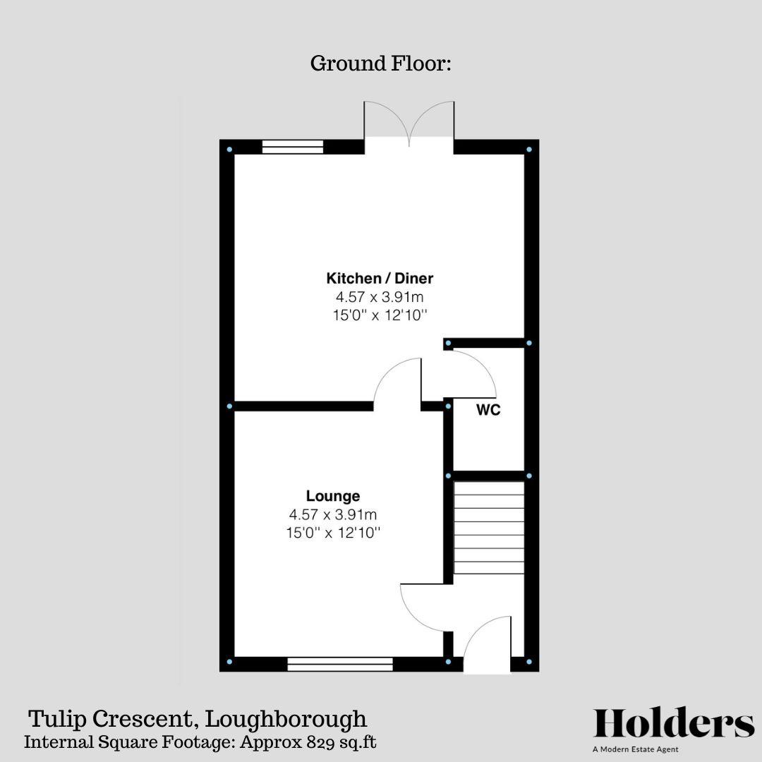 5 TULIP GF.jpg Floorplan for Tulip Crescent, Loughborough