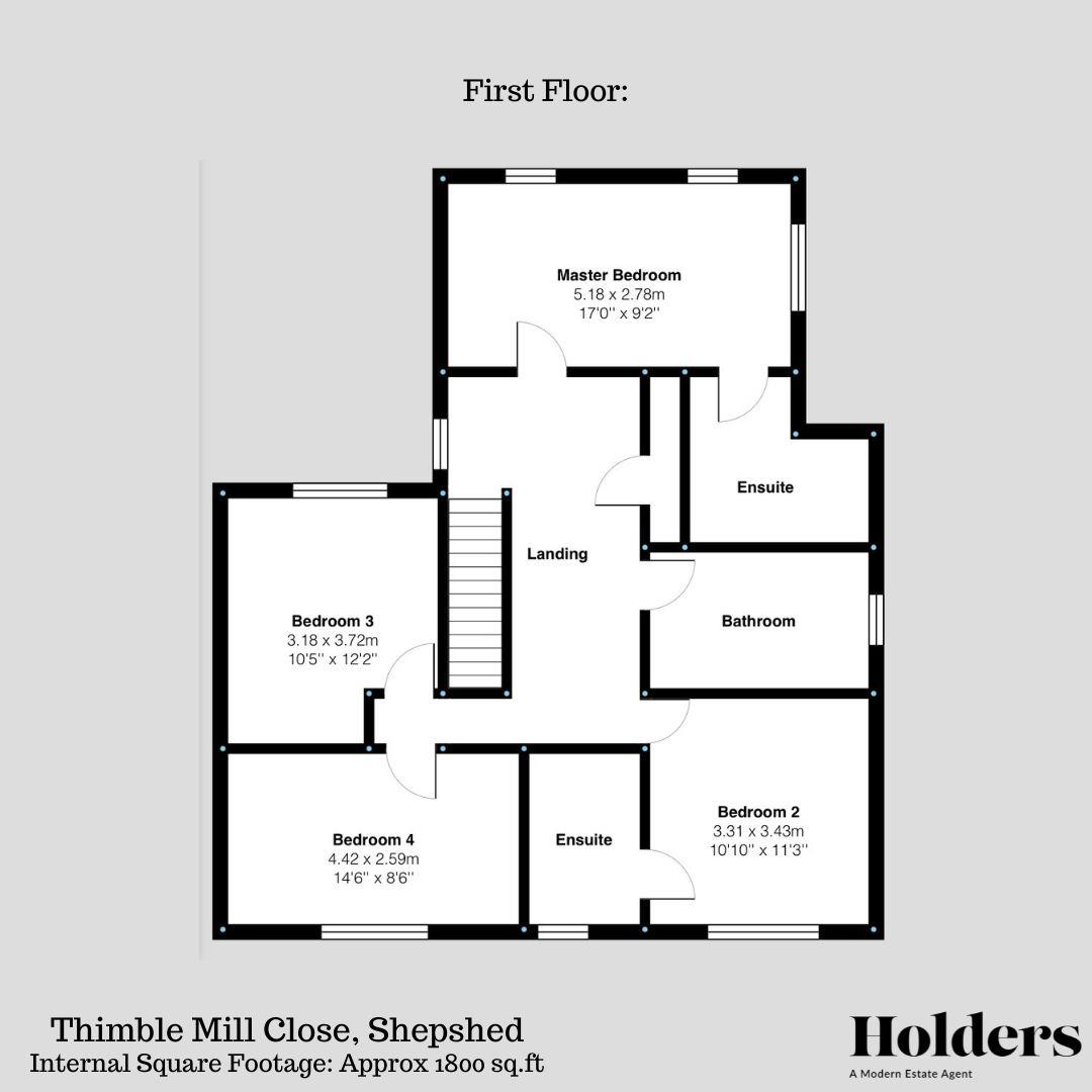 4D THIUMBLE FF.jpg Floorplan for Oakley Road, Shepshed, Loughborough