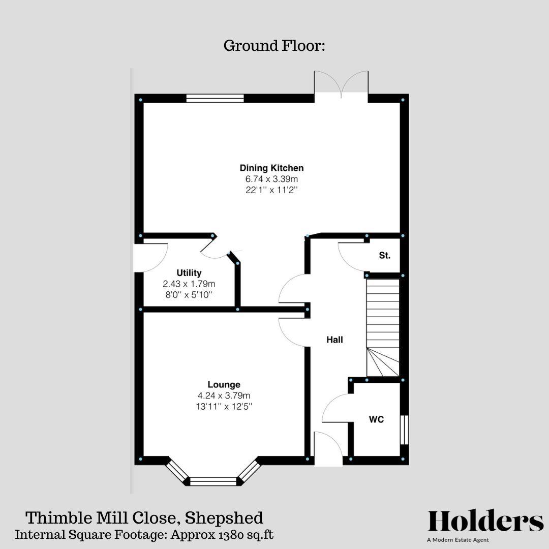 04 THIMBLE GFFP.jpg Floorplan for Oakley Road, Shepshed, Loughborough
