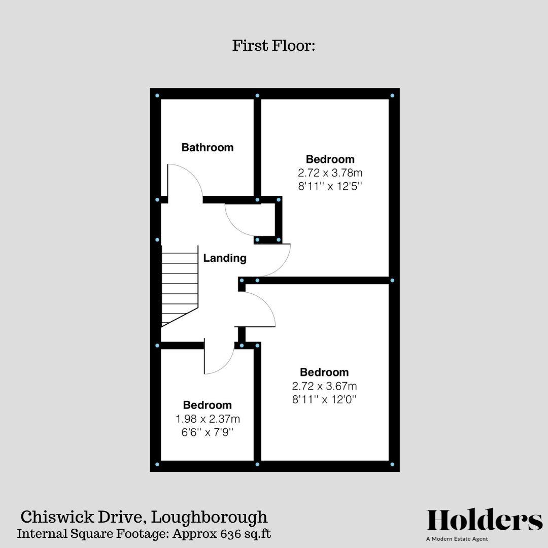 18 CHISWICK FF FP.jpg Floorplan for Chiswisk Drive, Loughborough