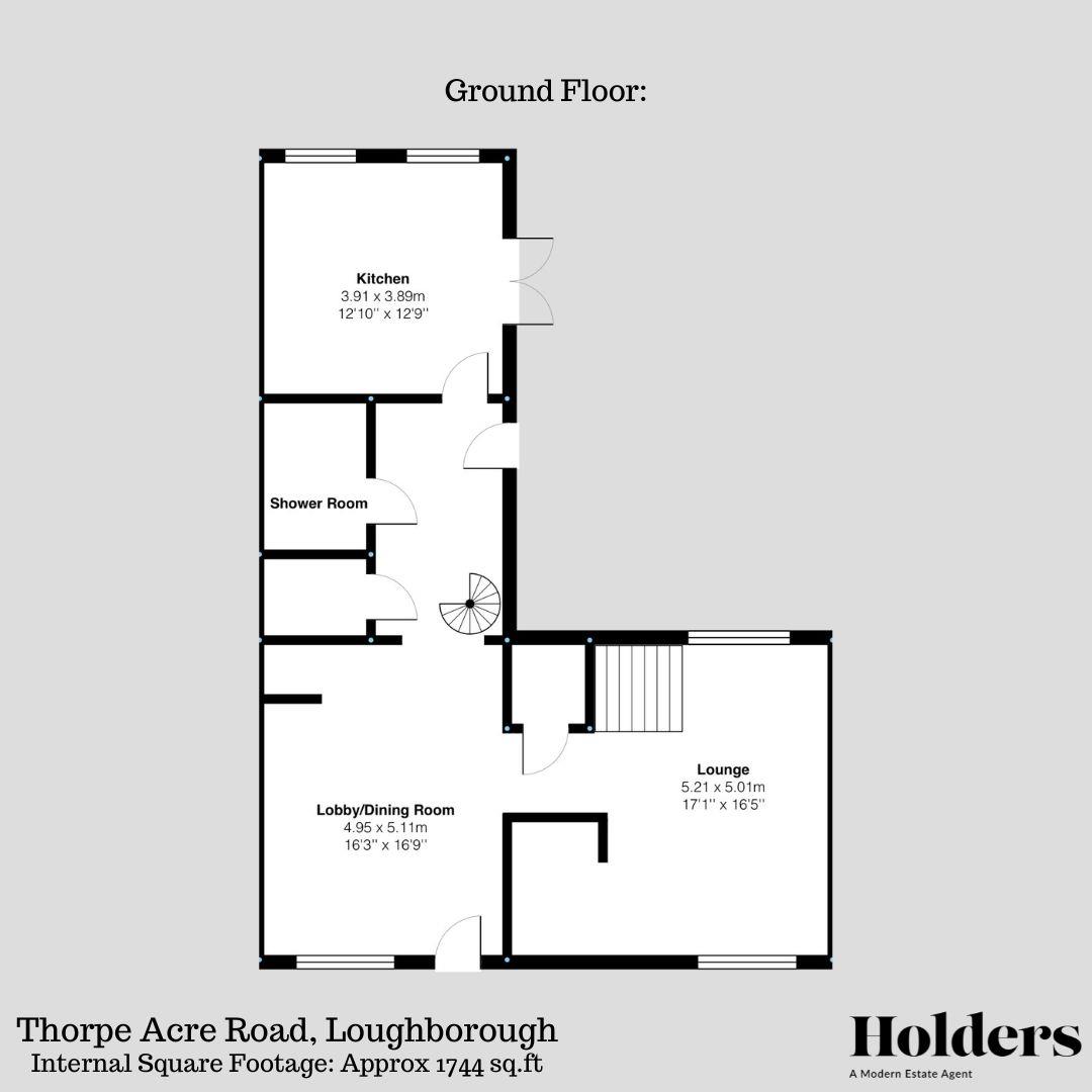 65 THORPE ACRE GF FP.jpg Floorplan for Thorpe Acre Road, Loughborough