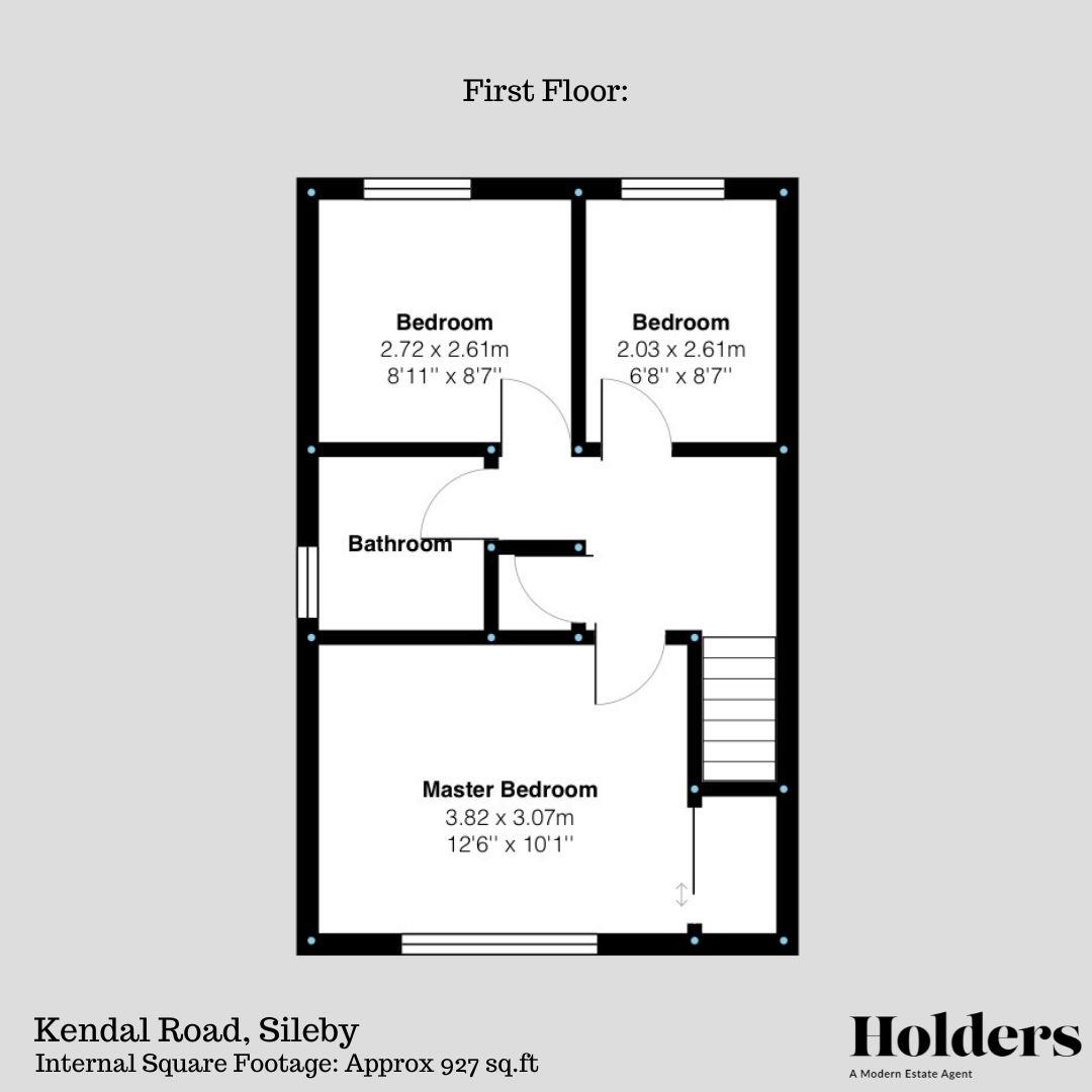 KENDAL RD FF FP.jpg Floorplan for Kendal Road, Sileby, Loughborough