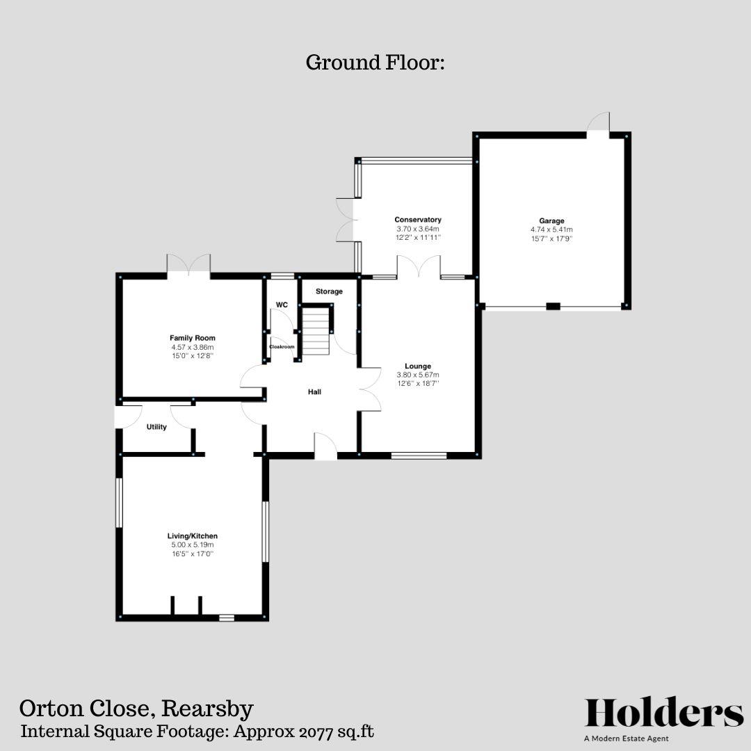 orton close gf fp.jpg Floorplan for Orton Close, Rearsby, Leicester