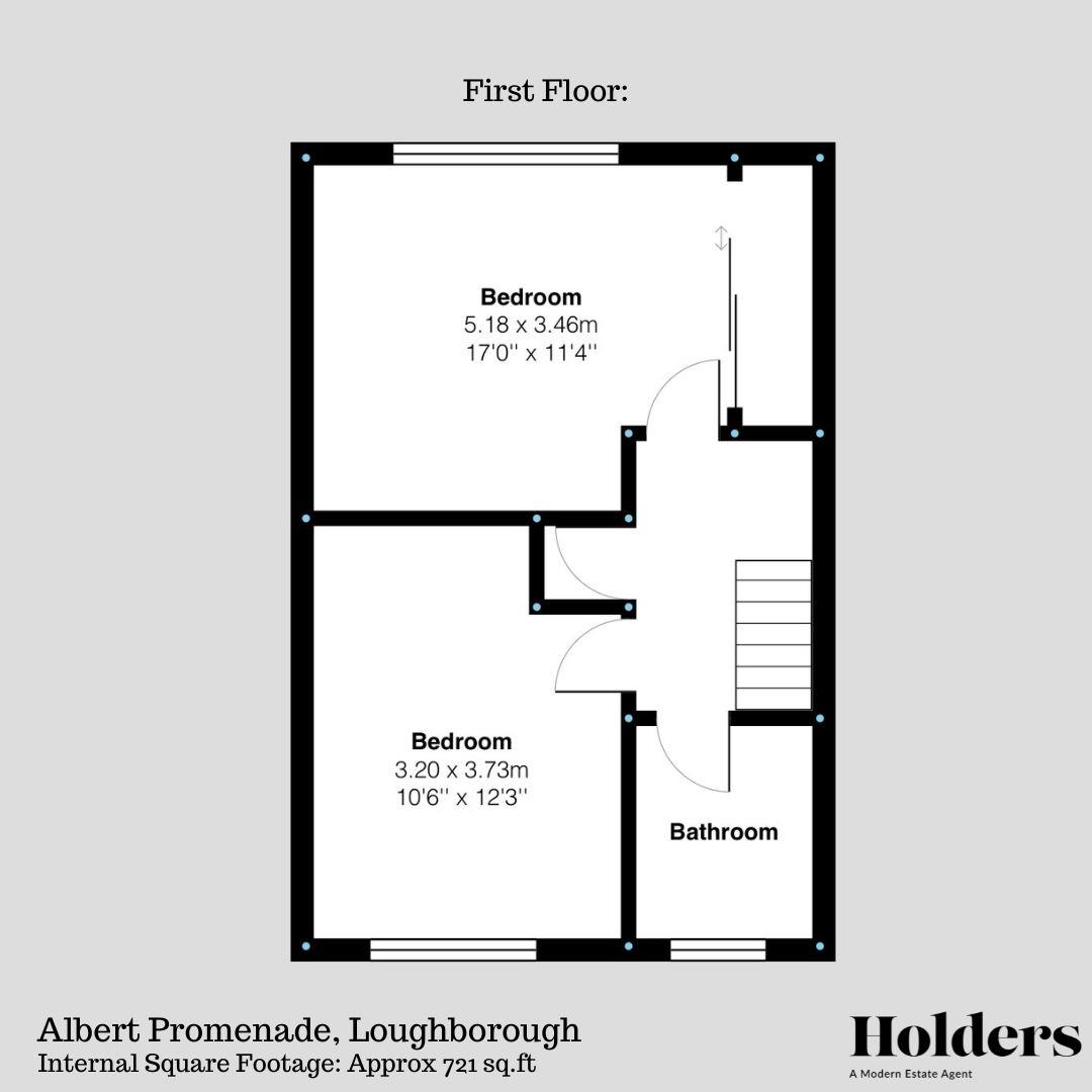 FF FP Floorplan for Albert Promenade, Loughborough