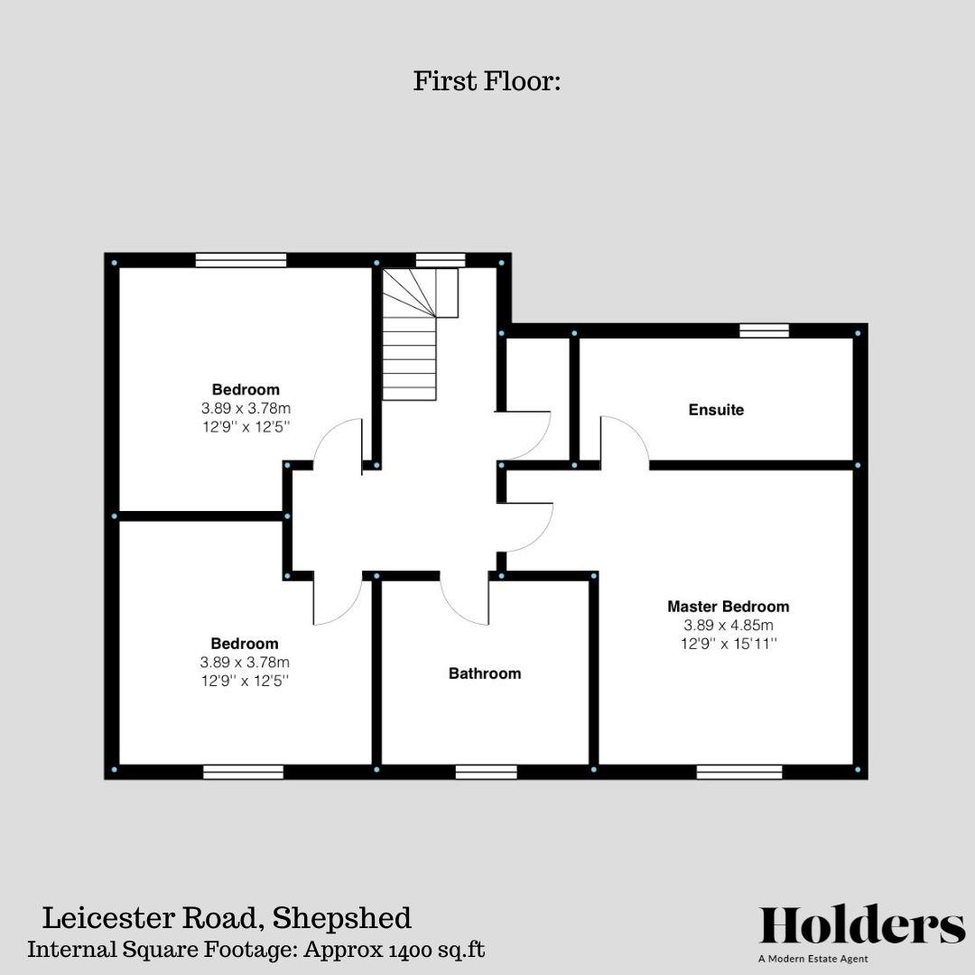 FF FP Floorplan for Leicester Road, Shepshed, Loughborough