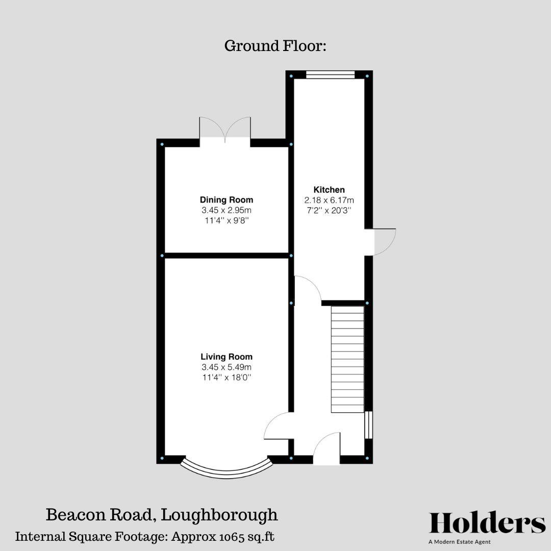 GF FP Floorplan for Beacon Road, Loughborough