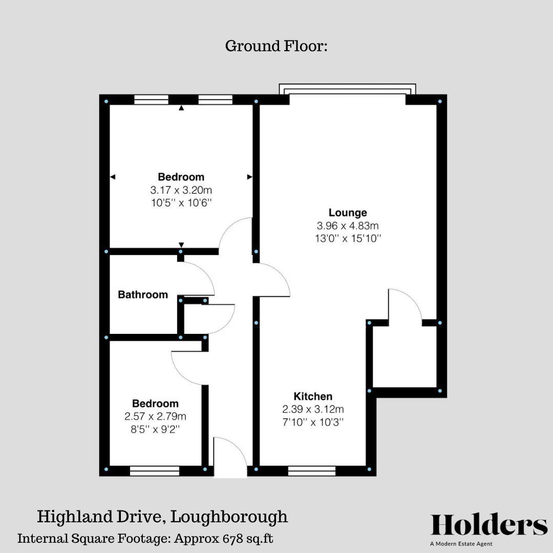 FP Floorplan for Highland Drive, Loughborough