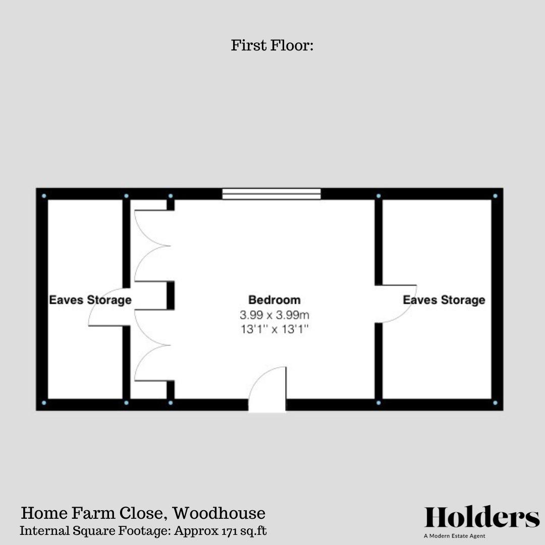 First Floor Floorplan for Home Farm Close, Woodhouse, Loughborough