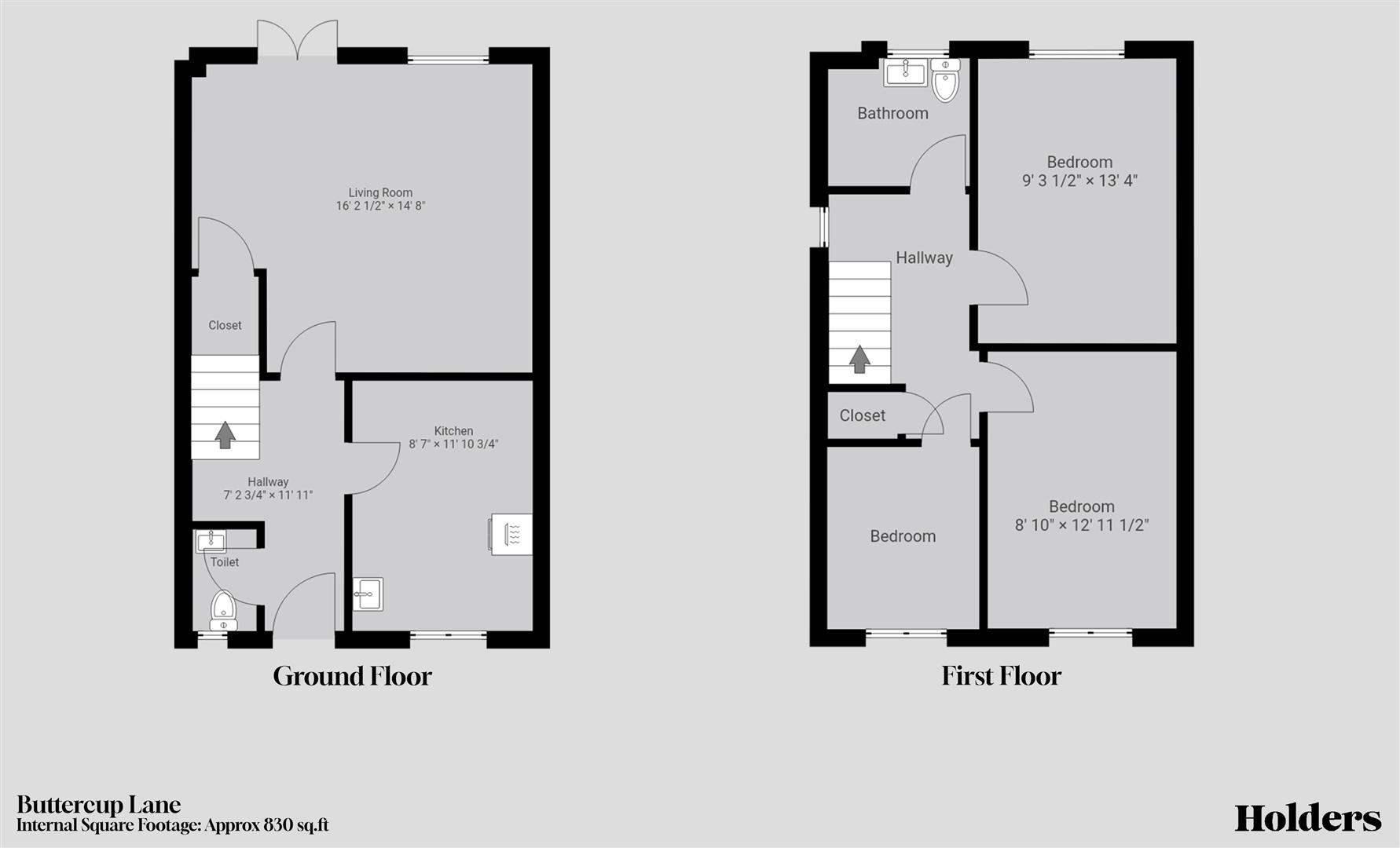 Floorplan Floorplan for Buttercup Lane, Shepshed, Loughborough