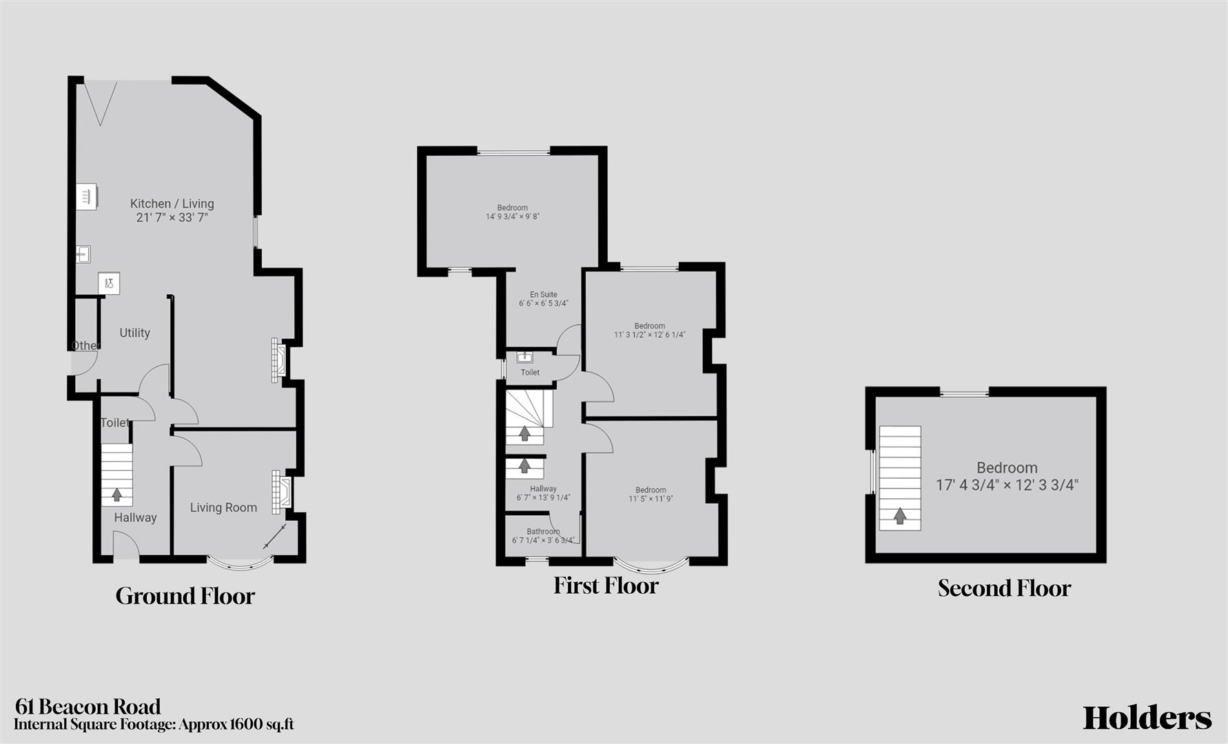 Floorplan Floorplan for Beacon Road, Loughborough
