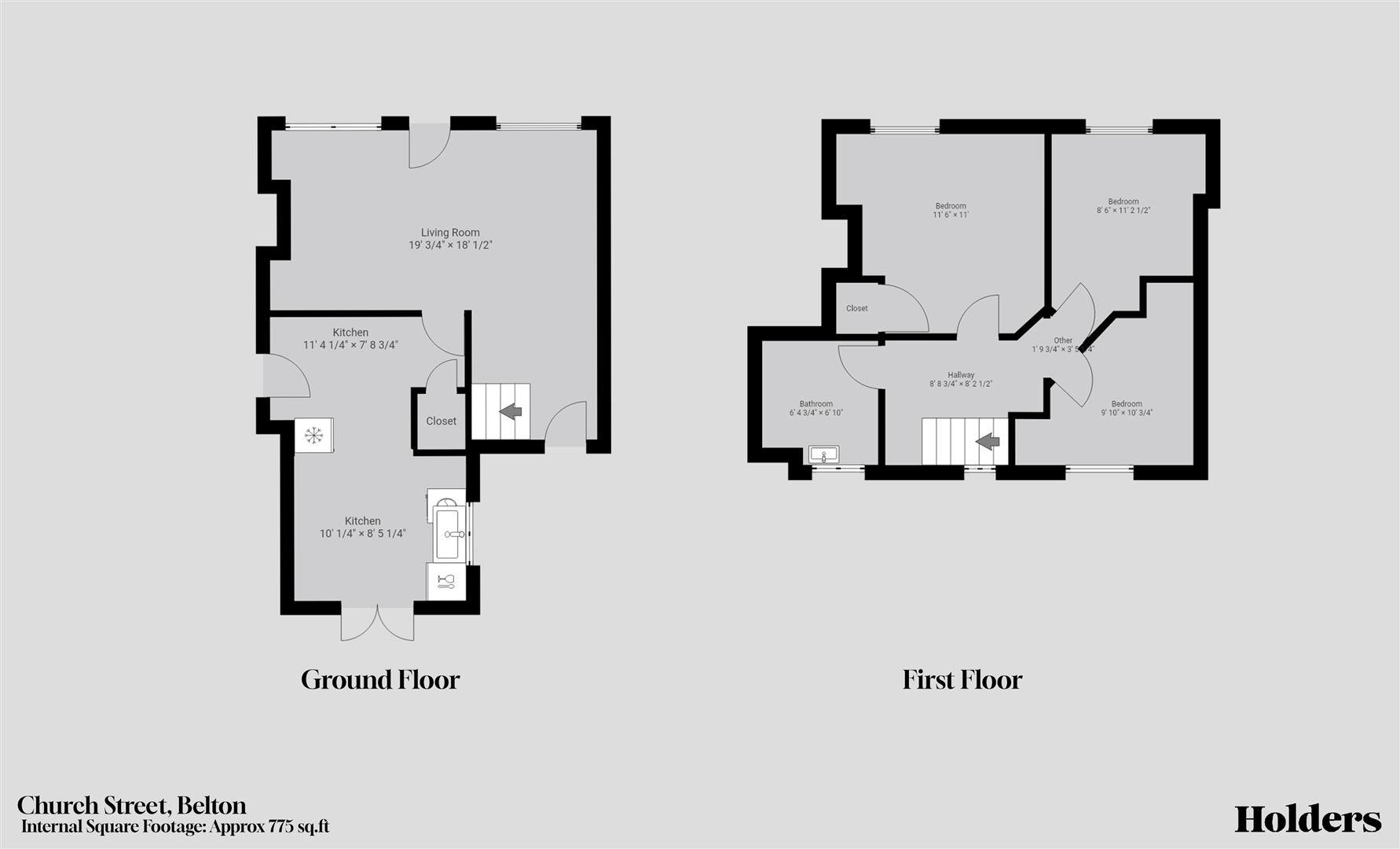 Floorplan Floorplan for 5 Church Street, Belton, Loughborough