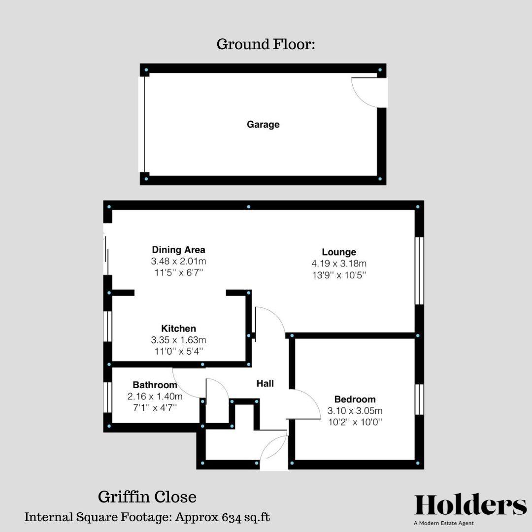 Floorplan Floorplan for Griffin Close, Shepshed