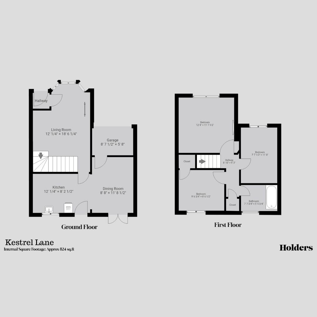 Floorplan Floorplan for Kestrel Lane, Mountsorrel, Loughborough