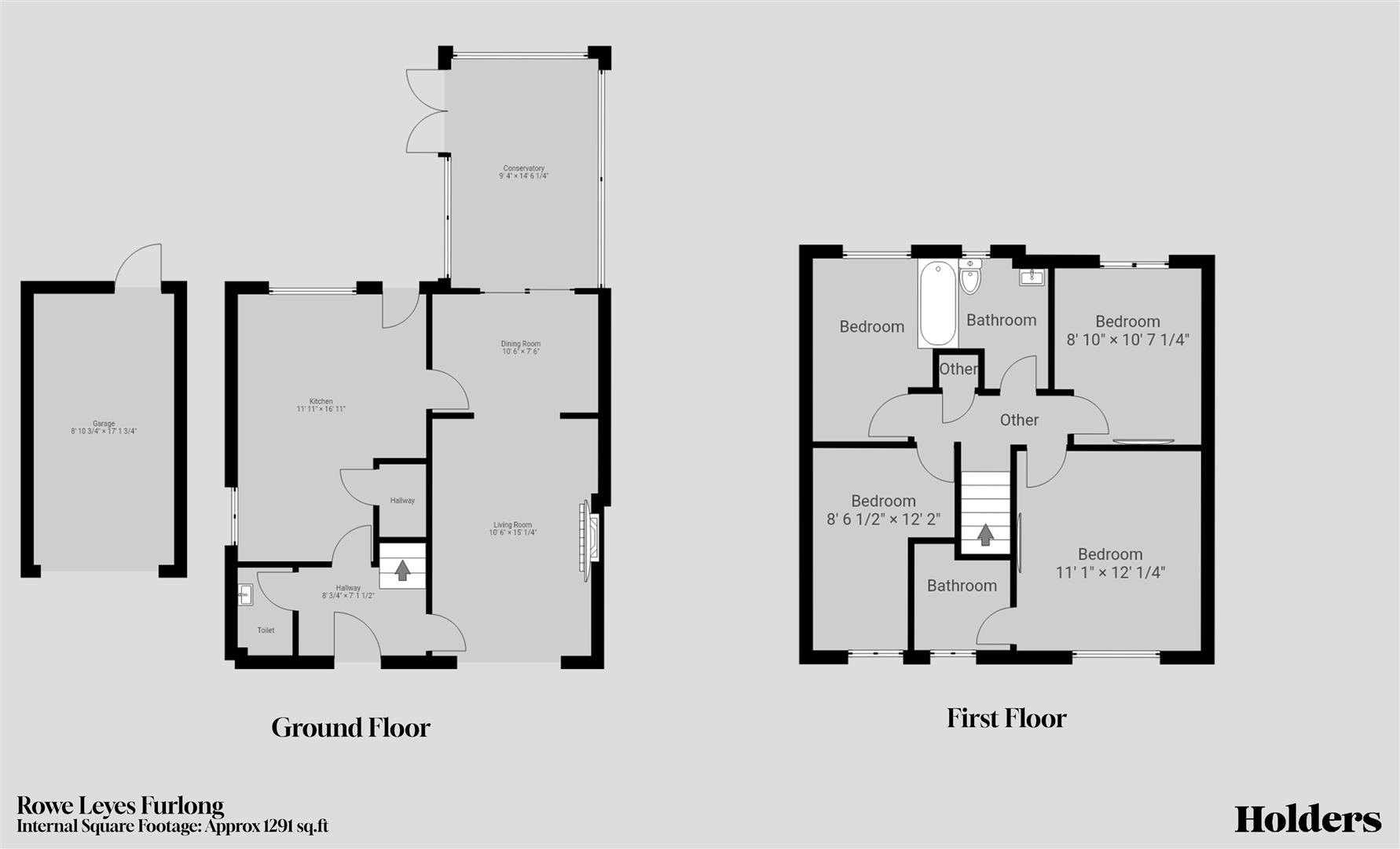 Floorplan Floorplan for Rowe Leyes Furlong, Rothley, Leicester