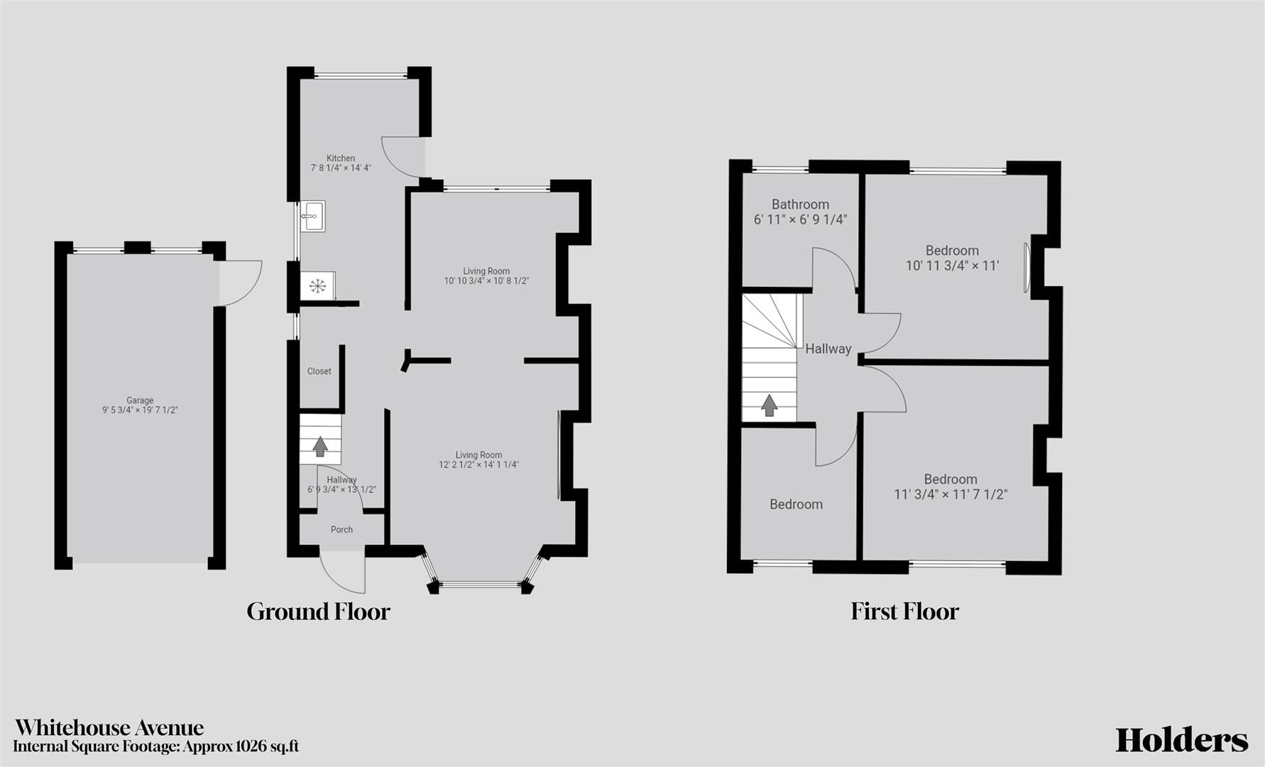 Floorplan Floorplan for Whitehouse Avenue, Loughborough