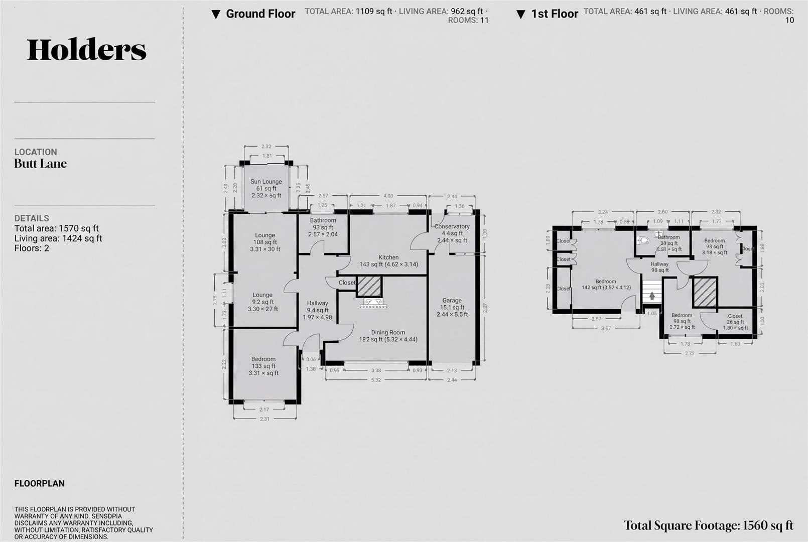Floorplan Floorplan for Butt Lane, Normanton On Soar, Loughborough