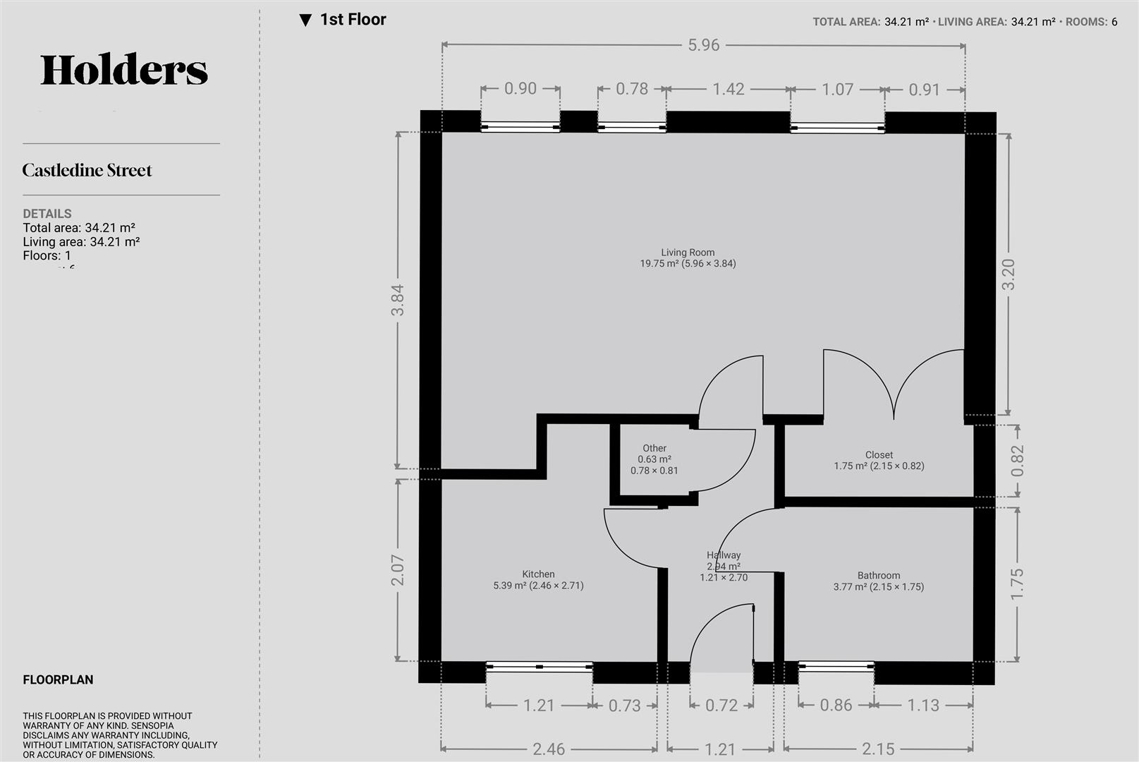 Floorplan Floorplan for Castledine Street, Quorn, Loughborough