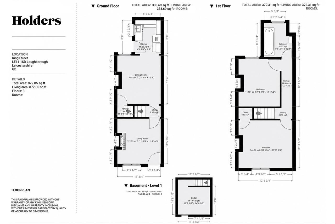 Floorplan Floorplan for King Street, Loughborough