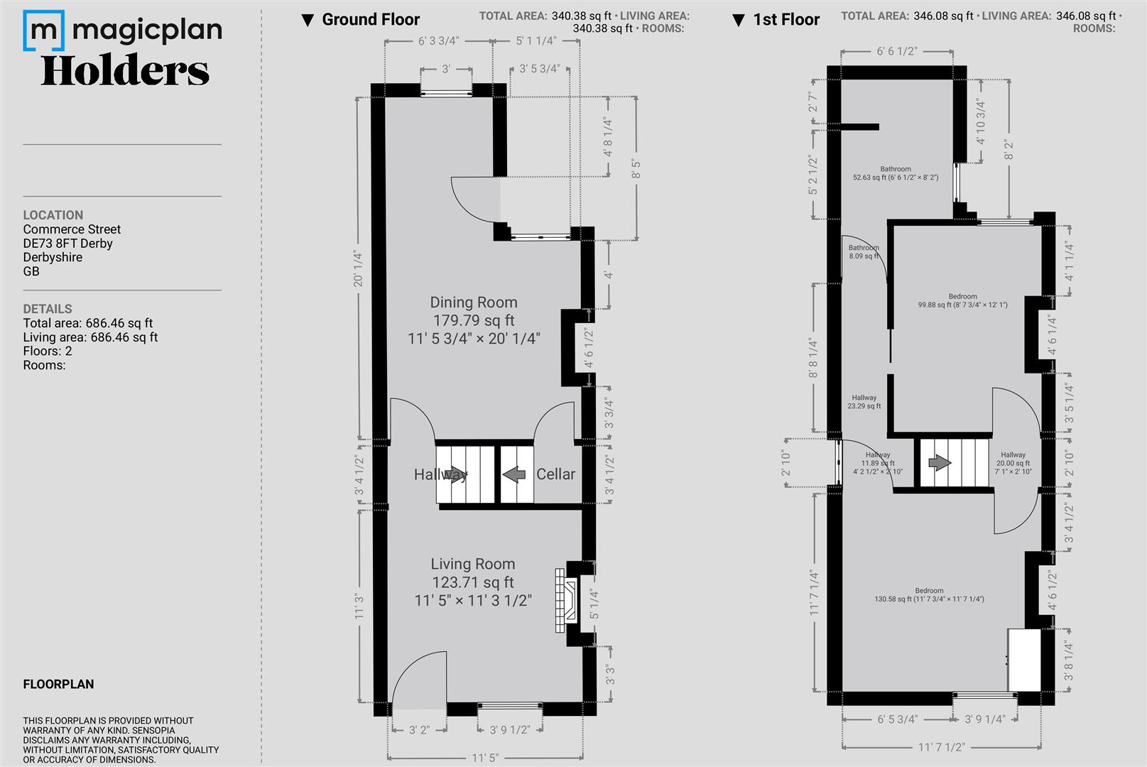 Floorplan Floorplan for Commerce Street, Melbourne